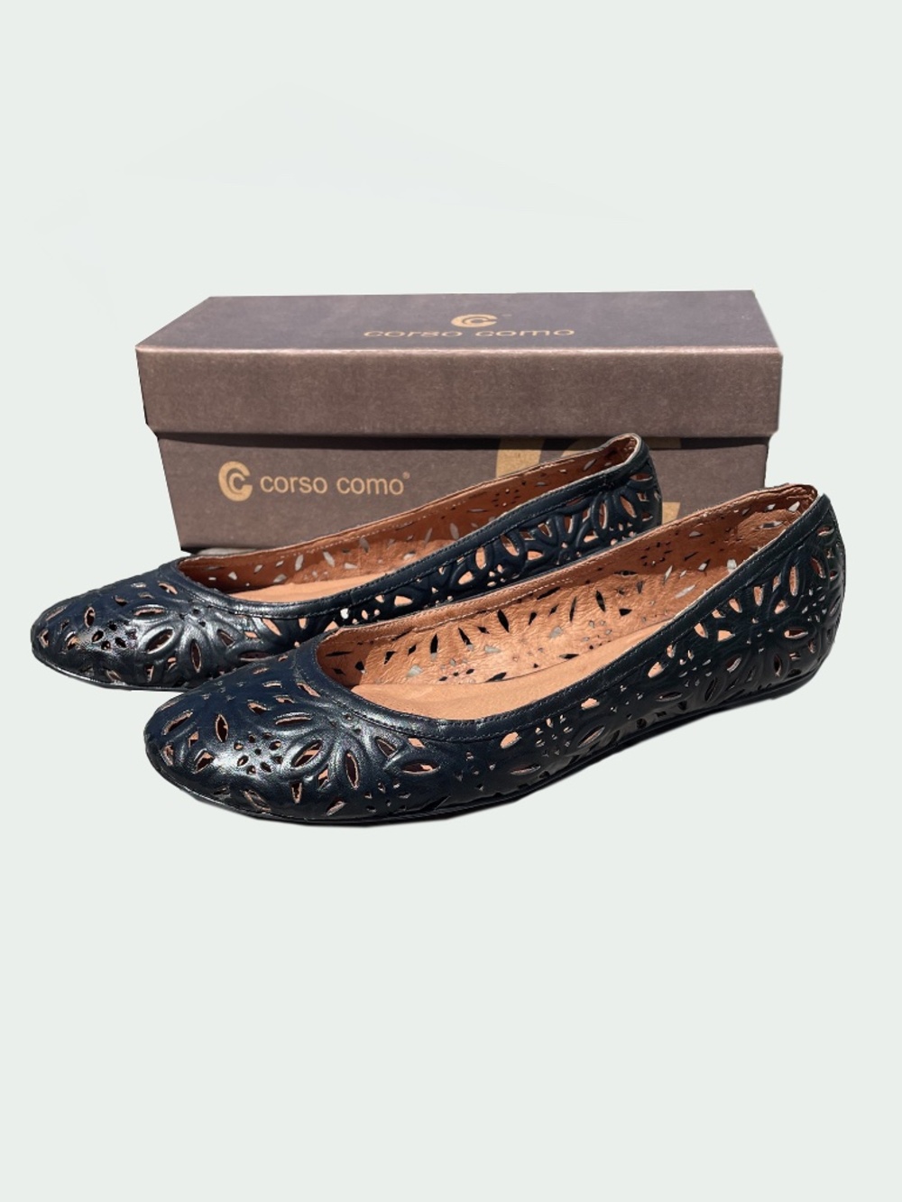 NIB Corso Como Floral Cutout Ballet Flat - Size 8.5M
